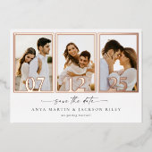 Enregistrer la carte Faire-part Date Photo Frame (Recto)