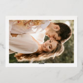 Enregistrer la carte Faire-part Date Photo Frame (Verso)