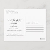 Enregistrer la carte postale Date (Dos)