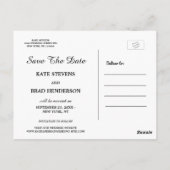 Enregistrer la carte postale Date Annonce (Dos)