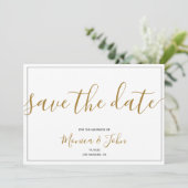 Enregistrer la carte postale Date Annonce (Debout devant)