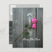 Enregistrer la carte postale Date - Deux Roses et  (Devant / Derrière)