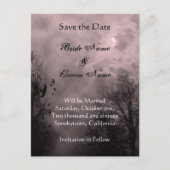 Enregistrer la carte postale Date Haunted Sky Red  (Devant)