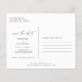 Enregistrer La Carte Postale Date Invitation (Dos)