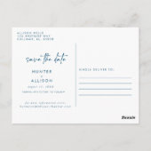 Enregistrer La Carte Postale Date Invitation (Dos)