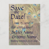 Enregistrer la carte postale Date Peacock (Devant)