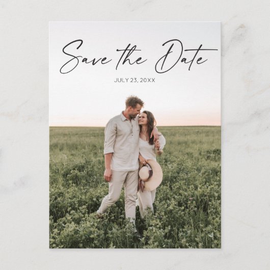Enregistrer La Carte Postale Date - Script Minimal (Devant)