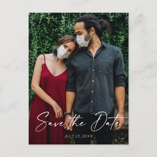 Enregistrer La Carte Postale Date - Script Minimal (Devant)