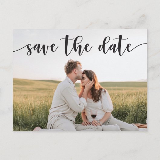 Enregistrer La Carte Postale Date - Script Rustiqu (Devant)