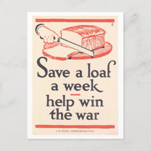 Enregistrer la carte postale de l'affiche de guerr