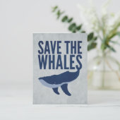 Enregistrer la carte postale des baleines (Debout devant)