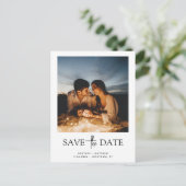 Enregistrer la carte postale Faire-part à deux pho (Debout devant)