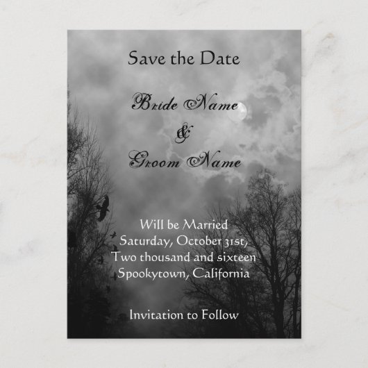 Enregistrer la carte postale Faire-part Sky Date H (Devant)