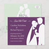 Enregistrer la carte postale Mariage de mariée et  (Devant / Derrière)