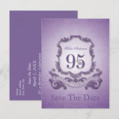 Enregistrer la date 95e Anniversaire Carte postale (Devant / Derrière)