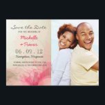 Enregistrer la date - Abstraits Invitations de pho<br><div class="desc">Belles fleurs abstraites contemporaines dans un bouquet lumineux de roses, de sauge et d'oliviers. Parfait pour les mariages du printemps et de l'été. Assez élégant pour les mariées modernes branchées, mais avec une touche de classe traditionnelle et vintage impressionnisme de jardin. Elégant et abordable invitations de mariage sur mesure et...</div>