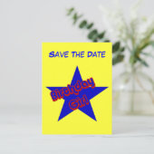 Enregistrer La Date Anniversaire Fille Funny Carte (Debout devant)