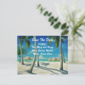 Enregistrer La Date Annonce Carte postale avec Art (Debout devant)