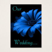 Enregistrer La Date Blue Daisy II (Dos)