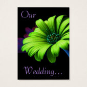 Enregistrer la date Bright Green Daisy III (Dos)