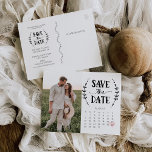 Enregistrer La Date Calendrier Carte Postale Rusti<br><div class="desc">Félicitations à votre fiançailles ! Assurez-vous que tout le monde est en mesure d'assister à votre grand événement avec notre beau calendrier rustique Save The Date! Et avec ces jolies cartes postales vous pouvez facilement éditer et poster! Cliquez sur le bouton "Personnaliser" puis sur "Cliquez pour customiser plus loin" pour...</div>