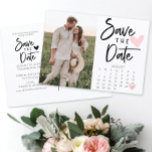 Enregistrer La Date Calendrier Carte Postale Rusti<br><div class="desc">Félicitations à votre fiançailles ! Assurez-vous que tout le monde est en mesure d'assister à votre grand événement avec notre beau calendrier rustique Save The Dates! Cliquez sur le bouton "Personnaliser" puis sur "Cliquez pour customiser plus loin" pour commencer avec votre mise en page ! Modifiez facilement le calendrier et...</div>