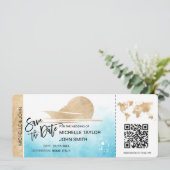 Enregistrer la date Carte de carte d'embarquement (Debout devant)