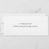 Enregistrer la date Carte d'embarquement à Paris F (Dos)