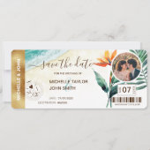 Enregistrer la date Carte du Monde Carte du Passe  (Devant)