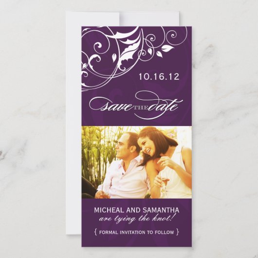 Enregistrer la date Carte photo (Devant)