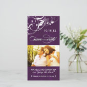 Enregistrer la date Carte photo (Debout devant)