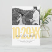 Enregistrer la date carte photo, collection de mar (Debout devant)