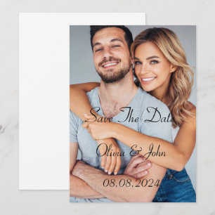 enregistrer la date carte photo personnalisée