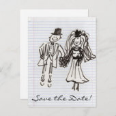 "ENREGISTRER LA DATE" CARTE POSTALE (Devant / Derrière)