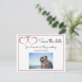 Enregistrer la date Carte postale (Debout devant)