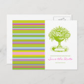 ENREGISTRER LA DATE, Carte postale, Colorful Chic (Devant / Derrière)