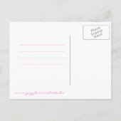 ENREGISTRER LA DATE, Carte postale, Colorful Chic (Dos)