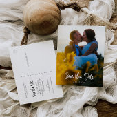 Enregistrer La Date Carte Postale - manuscrite