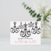 Enregistrer la date Cartes postales avec lustres (Debout devant)