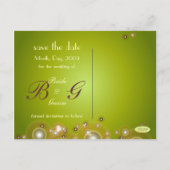 Enregistrer la date, cartes postales photo mariage (Dos)