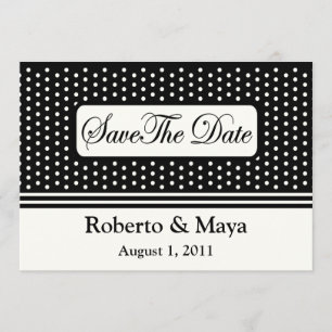 Enregistrer La Date Centrée Avec La Carte Dots & S