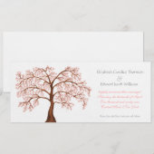 Enregistrer la date Cerise Blossom Faire-part Saku (Devant / Derrière)