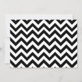 Enregistrer la date Chevron Wedding Cartes (Dos)