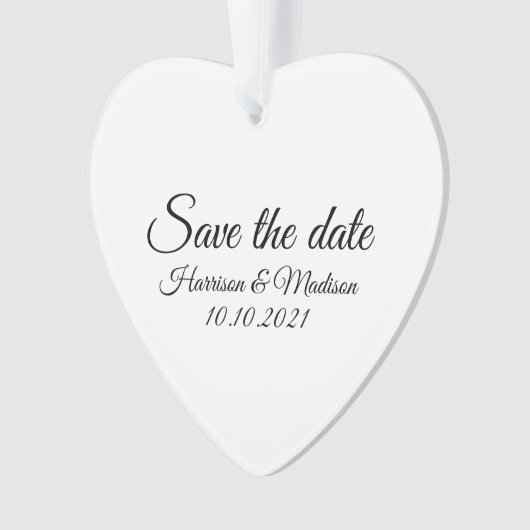 Enregistrer la date, customiser le Faire-part Mari (devant)