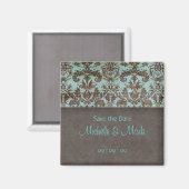 Enregistrer la date Damask Magnet 2b (Recto/Verso)