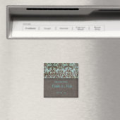 Enregistrer la date Damask Magnet 2b (In Situ (Lave-vaisselle))
