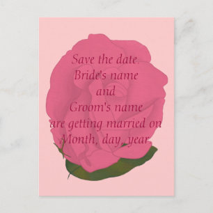 Enregistrer la date de mariage cartes postales, ro