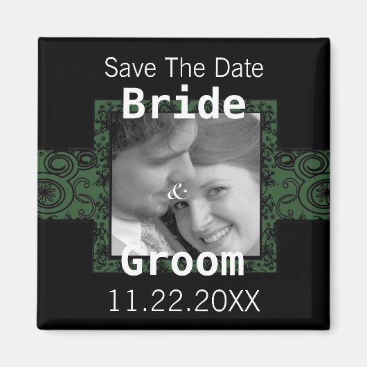 Enregistrer La Date De Votre Magnet Photo - (Devant)