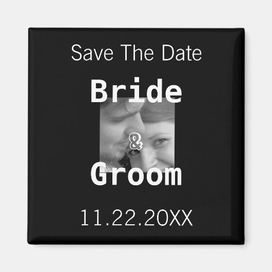 Enregistrer La Date De Votre Magnet Photo (Devant)