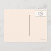 Enregistrer la date Elegant Monogram Maroon carte  (Dos)